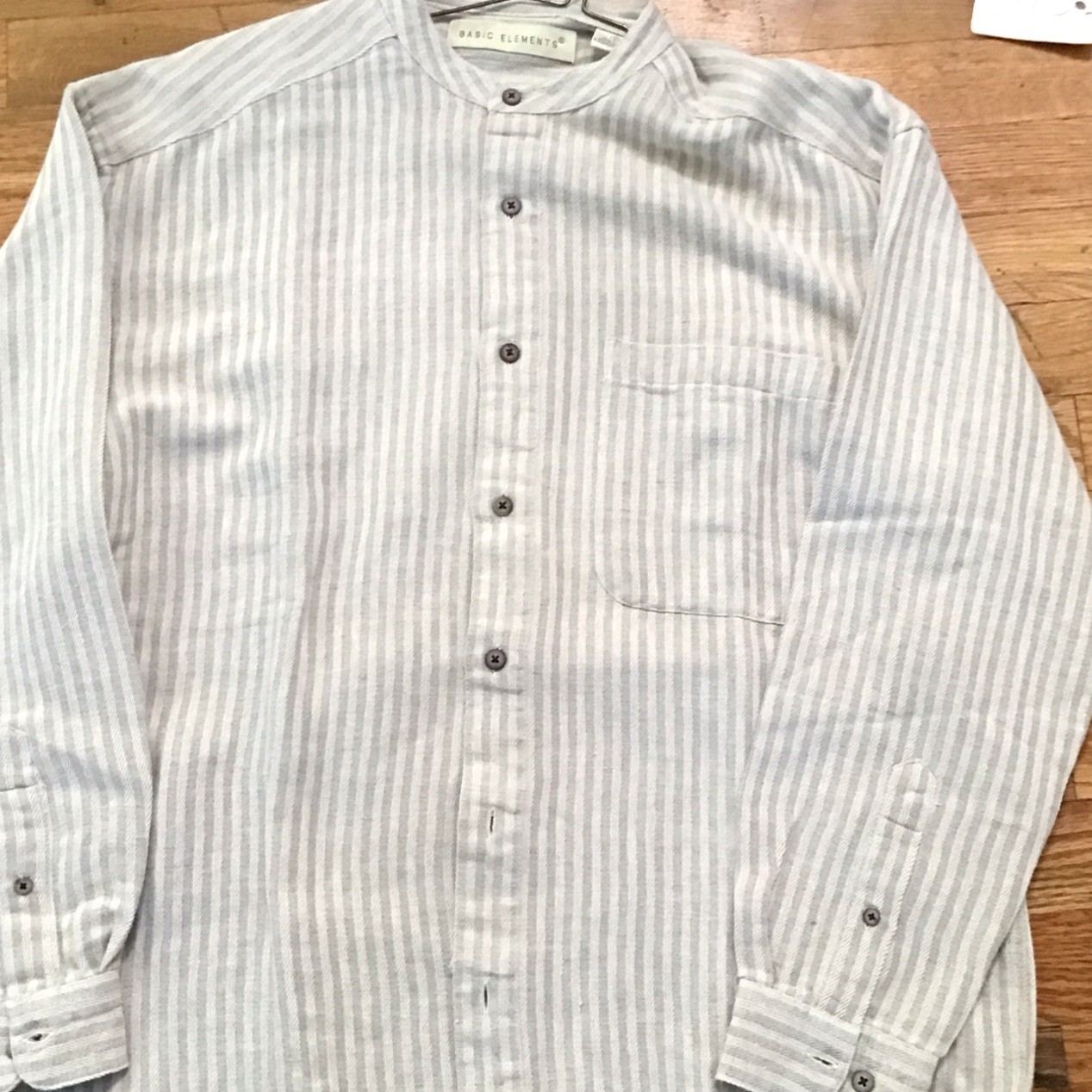 rREENACTMENT BASIC ELEMENTS  SMALL MENS LINEN STR… - image 1