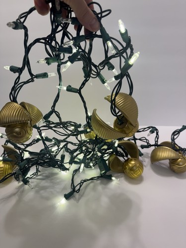 Harry Potter-Themed Christmas garland With The Golden Snitch, Mini Lights