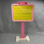 Mattel Barbie Classroom Set 7280 Pink Chalk Instruction Board Vintage