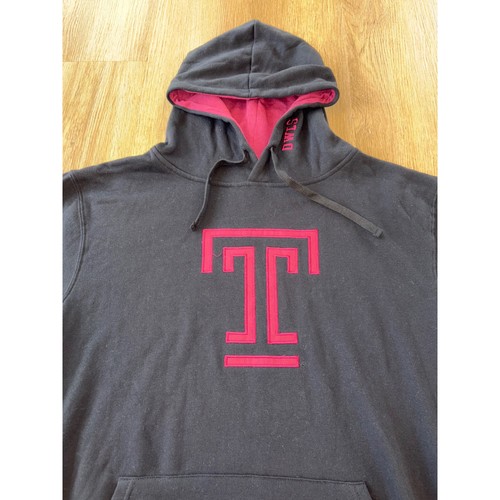 Neu ohne Etikett Temple Owls Colosseum Hoodie für Herren - XL - schwarz - Bild 2 von 5
