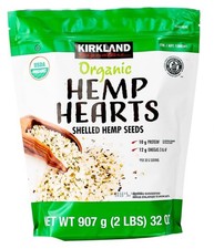 Kirkland Signature Organic Hemp Hearts, 32 Ounce (2 Lbs) EXP 01/2028
