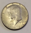 U.S. 1966 Fifty Cent 50 cent Half Dollar Coin NO Mint Mark - KENNEDY