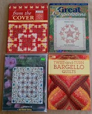 3 Quilting Books With Templates 1 Pattern Package, VG Condition Unused