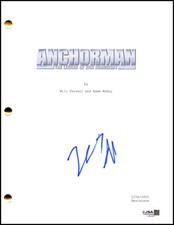 Will Ferrell Signed Autograph Anchorman Full Script Screenplay w/ JSA COA