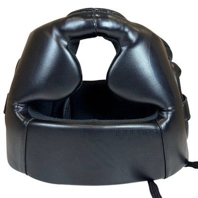 Sanabul Essential Boxing MMA Headgear Black Sparring Head Guard S/M