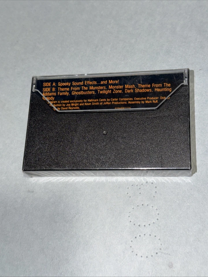 Vintage 1989 Hallmark Spooky Sounds Cassette Tape Horror Halloween SEALED - Image 2 of 3
