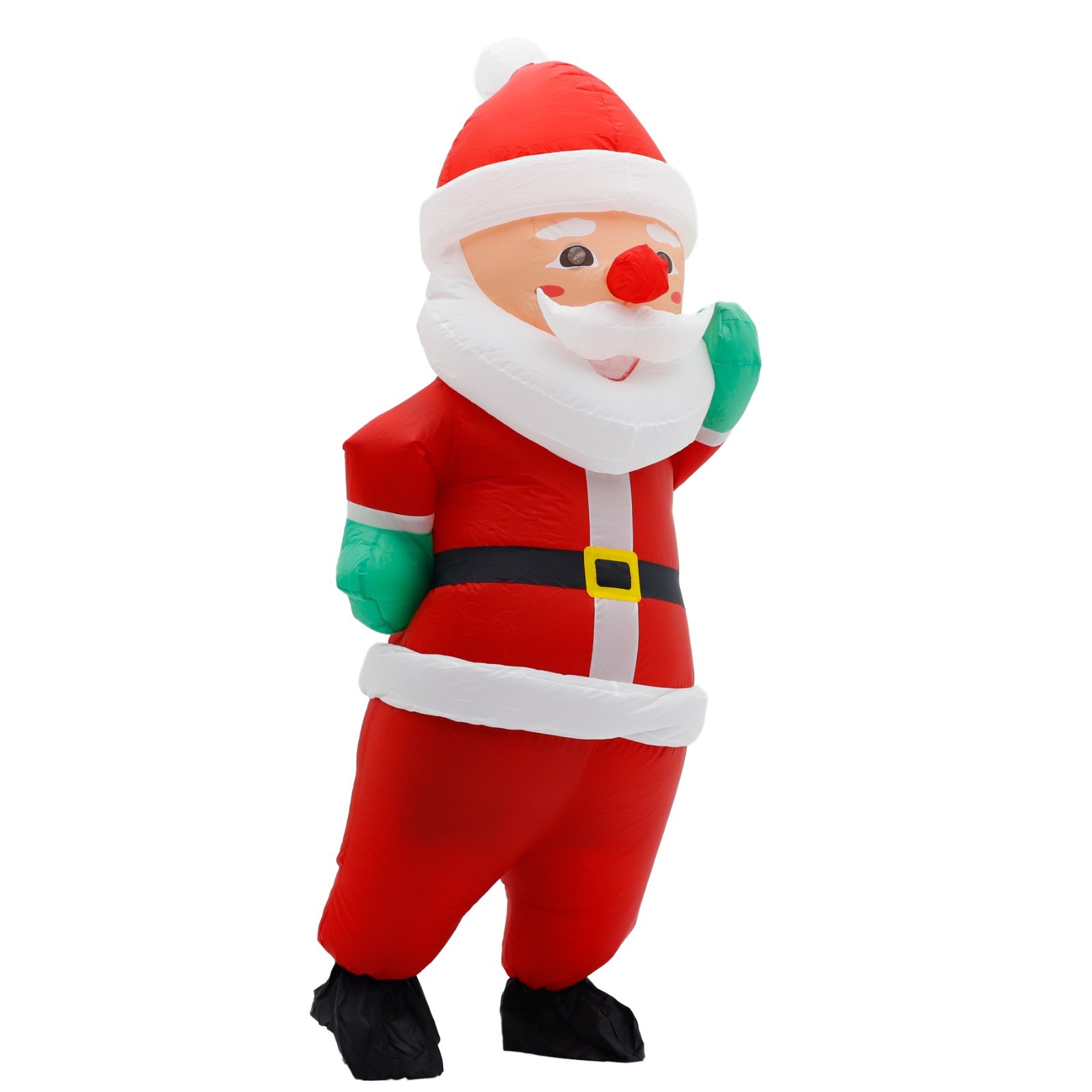 Inflatable Costume Santa Claus Adult Blow Up Christmas Cosplay Party Xmas Suit