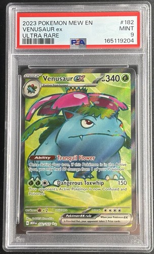 Venusaur ex graded PSA 9 for sale on eBay