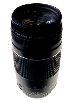CANON 75-300mm 1:4-5.6 III 3 Objektiv EF Bajonett 75 300 Zoom Lens Teleobjektiv