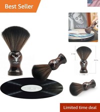 Compact Anti-Static Vinyl Record Cleaning Brush for Pristine Sound Quality