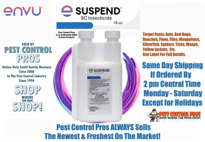 16 oz ENVU Suspend SC Ant Roach Fleas Bed Bugs Odorless Insecticide Pest Control