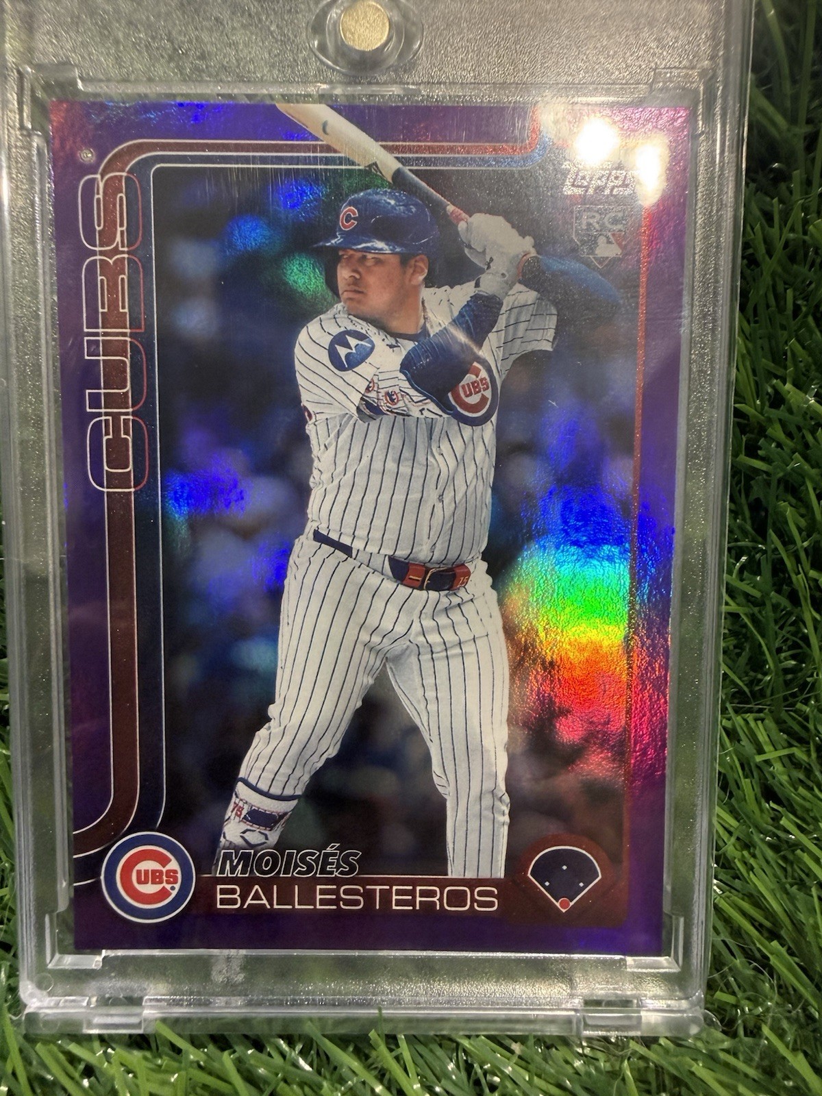 2025 Topps Update - Moises Ballesteros #US262 Purple Rainbow Foil /250 (RC)