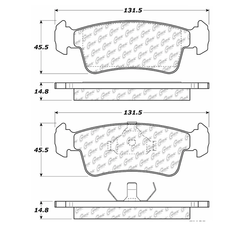 Комплект из пары передних тормозных дисков и металлических тормозных колодок для Suzuki Samurai 1990 1991 годов выпуска - Изображение 4 из 4