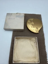 Vintage Alberta Elgin American Powder Mirror Compact W/Original Box