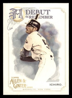 2020 Topps Allen and Ginter A Debut to Remember #DTR30 Ichiro