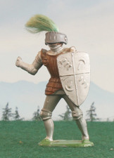 TIMPO - VINTAGE LEAD FIGURE - MEDIEVAL KNIGHT KING ARTHUR - BRITAINS SIZE 505