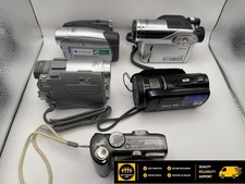 Job Lot 4 Camcorders & 1 Digital Camera Sony Hitachi HP Spares Repairs #08