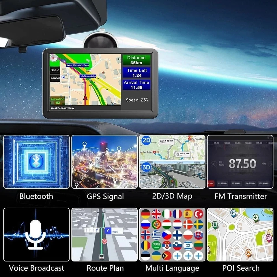 New Car Sat Nav GO 620, 7 Inch with Handsfree Calling, Siri, Google Now (AU) - image 4 of 4