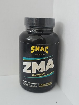 SNAC ZMA Original Recovery & Sleep Supplement 90 Capsules Exp 8/2026 Sealed