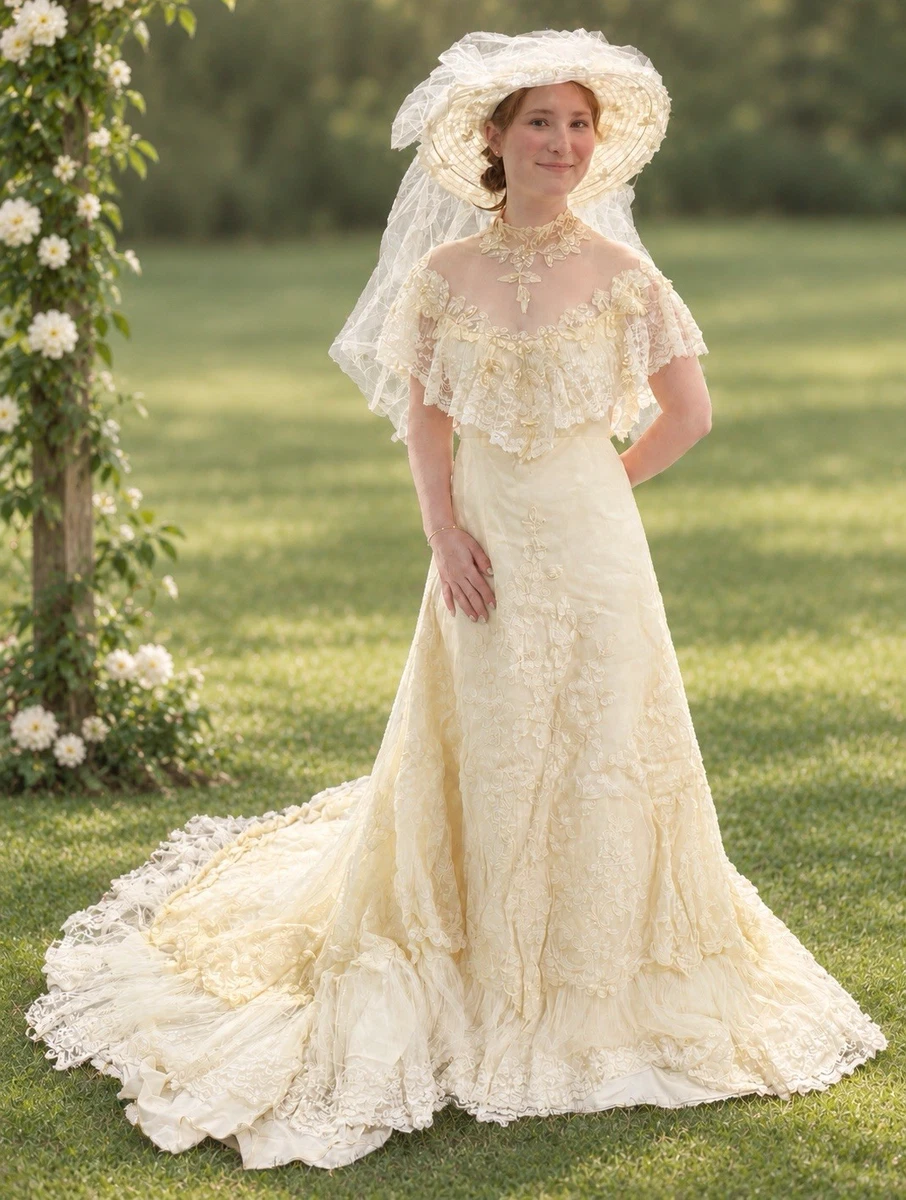 edwardian era wedding dresses Ivory Vintage & Veils for Women for sale real edwardian wedding dress 1 Edwardian Color:Multicolor-8 Low Calorie Recipes: Store rtw