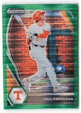 2021 Panini Prizm Draft Picks #PDP160 Max Ferguson Green Pulsar Prizm Tennessee