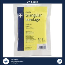 Versatile Calico Triangular Bandage Washable Reusable 90x127cm Pack of 10