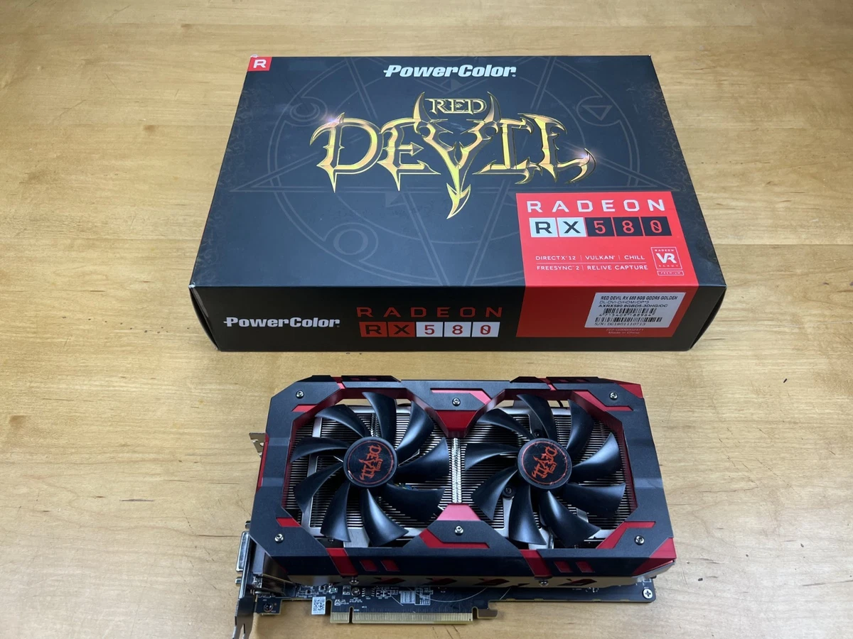 AMD PowerColor AMD Radeon RX 580 Computer Graphics Cards for sale
