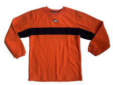 Youth NFL Denver Broncos Reebok Pullover Fleece Orange /Navy Sz XL