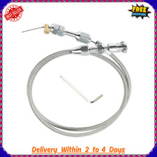 36" Throttle Cable Kit,Car Braided Throttle Cable,LS Swap Steel Braided Throt...