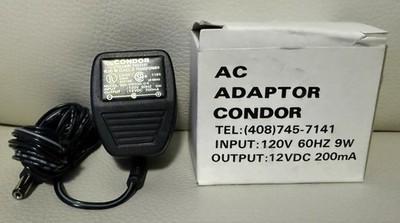 NEW Condor D9300-04 AC Adapter Power Supply Plug In Class 2 Transformer 12VDC