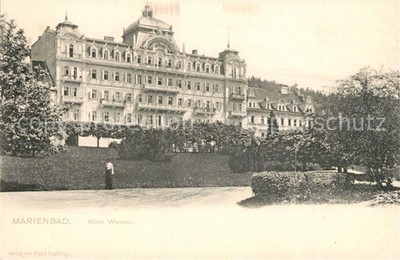 Marienbad Tschechien Boehmen Hotel Weimar