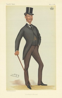Vanity Fair Spy Cartoon Douglas Graham Herzog von Montrose ''Schottland & Rennen'' 1882