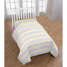 Little Miss Matched Vintage Stripes Hearts Kids Sheet Set, Twin Bed Sheets