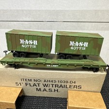 Vintage Bachmann Mash 51  Flat With Trailers ...