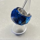 Swarovski Nirvana Blue Crystal Ring Size(Japan) 13 Rhodium Plated Discontinued