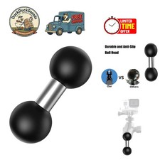 1" Double Ball Mount Adapter for RAM Mounts - Durable, Waterproof  Adjustable