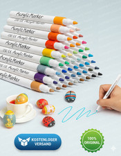 36 Farben Acrylstifte Für Steine Wasserfest ...