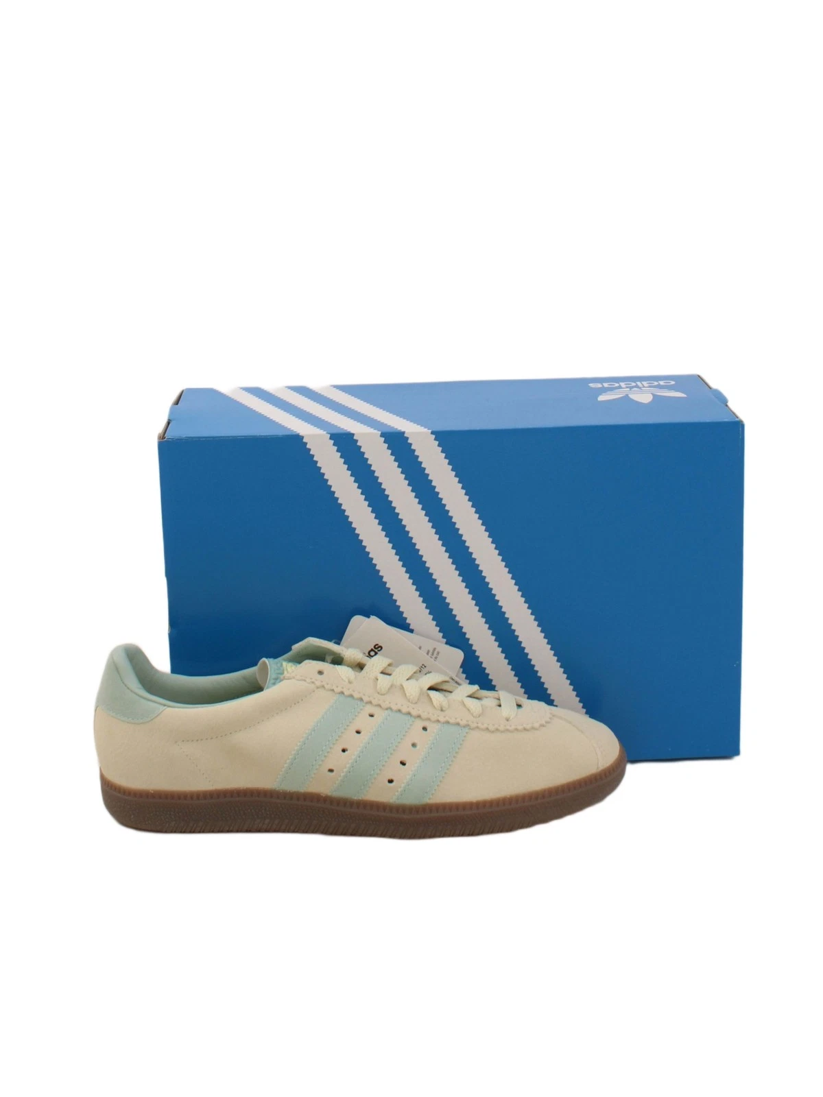 Adidas Scarpe da Ginnastica Uomo UK 7.5 Pelle Crema con Altre Sneaker