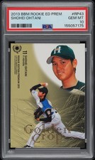 2013 BBM ROOKIE EDITION PREMIUM #RP43 SHOHEI OHTANI ROOKIE RC PSA 10