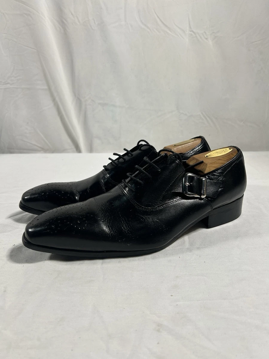 Pierre Cardin Leather Upper Solid Dress Shoes for Men for  display picture 1