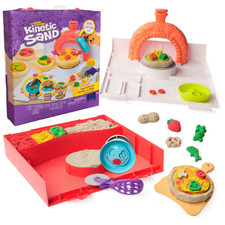 Kinetic Sand SquishPizza Sand Art Kit Playset 1 lb 453 g