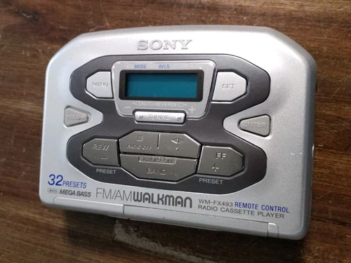 SONY WM-FX493 Vintage Walkman Cassette Player Radio. FOR PARTS