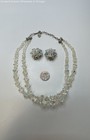 Vintage Aurora Borealis Crystal Beaded Jewelry Set, 66.7g — photo 4