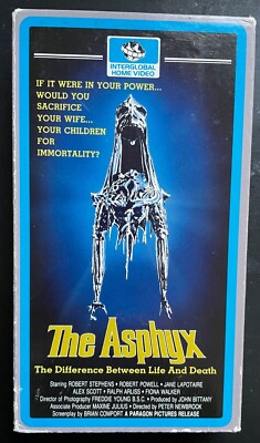 The Asphyx (1972) VHS NTSC Interglobal Home Video 1386  from 1988 LP speed PG