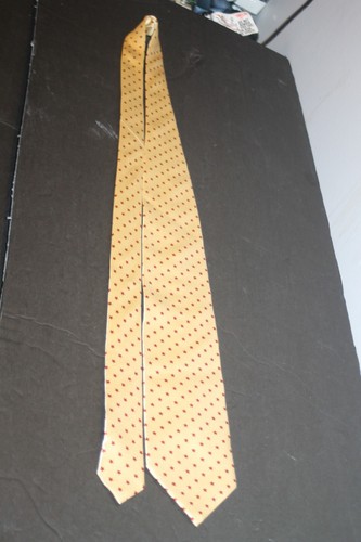 Bottega Veneta Tie Golden Yellow with Red Stars , Made in Italy - 第 2/7 張圖片