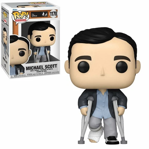 Michael Scott With Crutches POP Vinyl Figure #1170 Funko The Office New