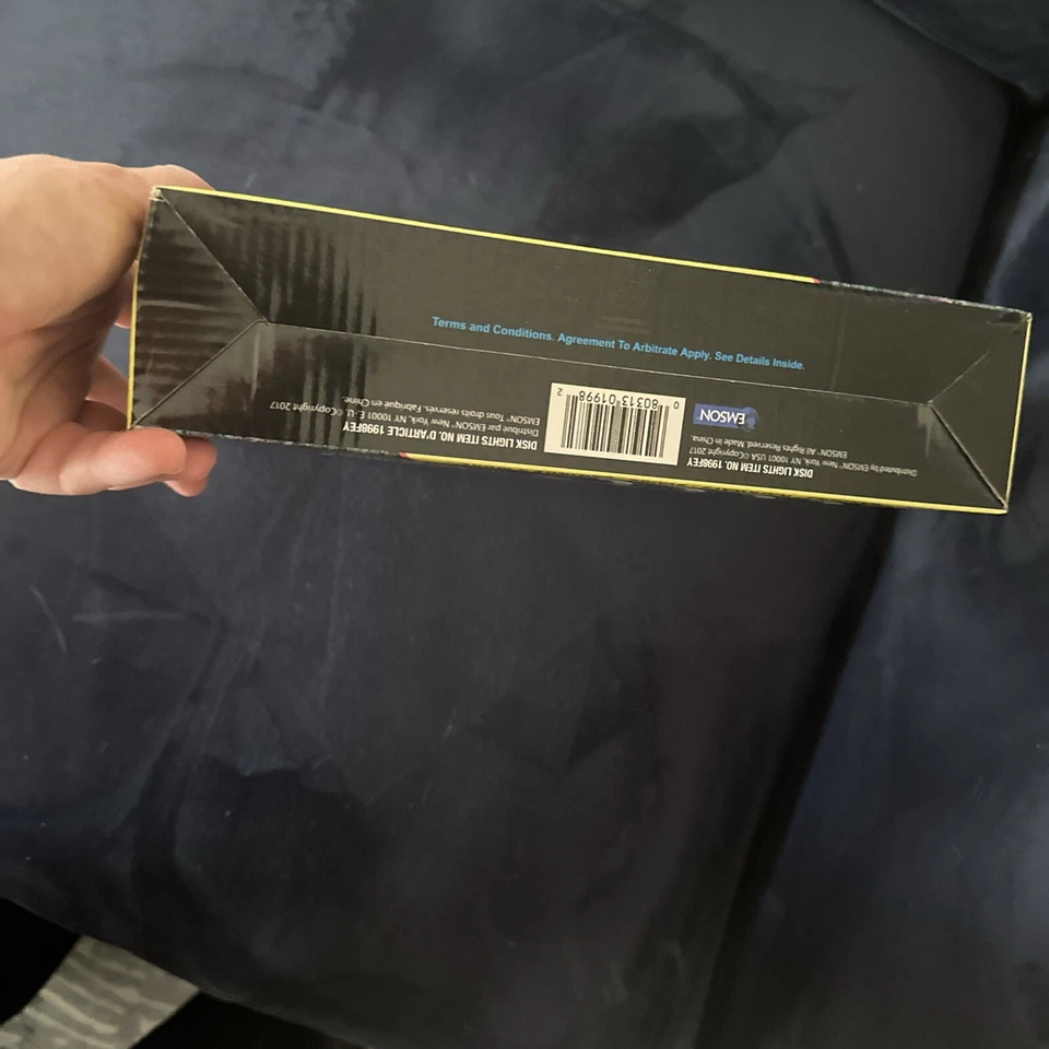 Bell+Howell Solar Disk Lights Powered 4 LED Brushed Steel As Seen on TV - Image 4 of 4