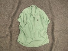 Rare Vintage 50's Nat Nast Bowling Button Shirt Rael Plumbing