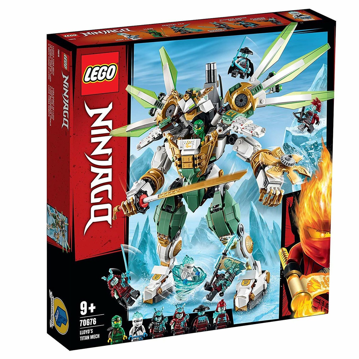 LEGO Ninja Ninjago Lloyd's Titan Mech 70676 Titan Wing Block