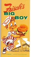 1959 Frisch's Big Boy Menu New Unused NOS